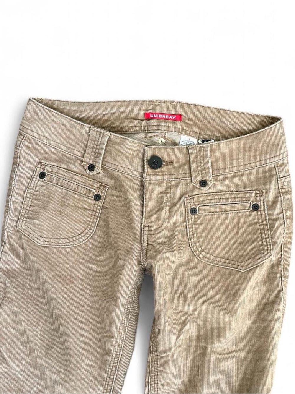 Y2K Vtg Unionbay Low Rise Flare Corduroy Pants
